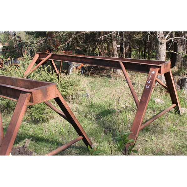 2- 10' steel saw horses