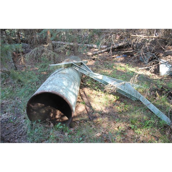 Approx. 24" and frame, plus 2- other lengths of pipe