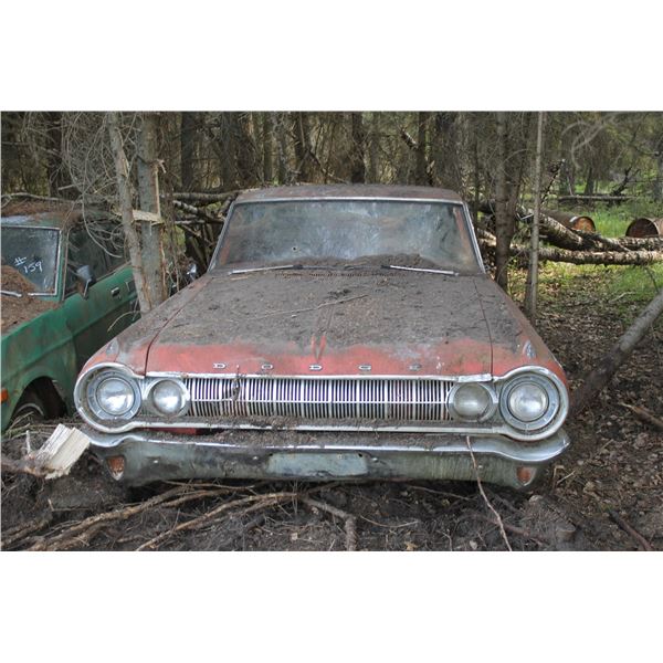 1960s Dodge 4 door sedan, sold for parts (buyer responsible to load)