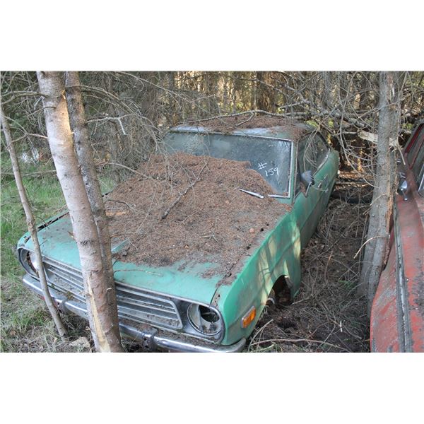 Green Datsun, Sold for parts  (buyer responsible to load)