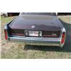 Image 10 : Approx. 1987 Cadillac Brougham, vinyl roof, full load velour interior, burgundy color, 4 door sedan,