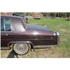 Image 11 : Approx. 1987 Cadillac Brougham, vinyl roof, full load velour interior, burgundy color, 4 door sedan,