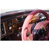 Image 17 : Approx. 1987 Cadillac Brougham, vinyl roof, full load velour interior, burgundy color, 4 door sedan,