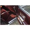 Image 7 : Approx. 1987 Cadillac Brougham, vinyl roof, full load velour interior, burgundy color, 4 door sedan,