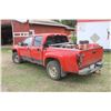 Image 3 : 2004 GMC Canyon, red pickup truck, 4x4, running 341,279km, # 1GTDT136748191003