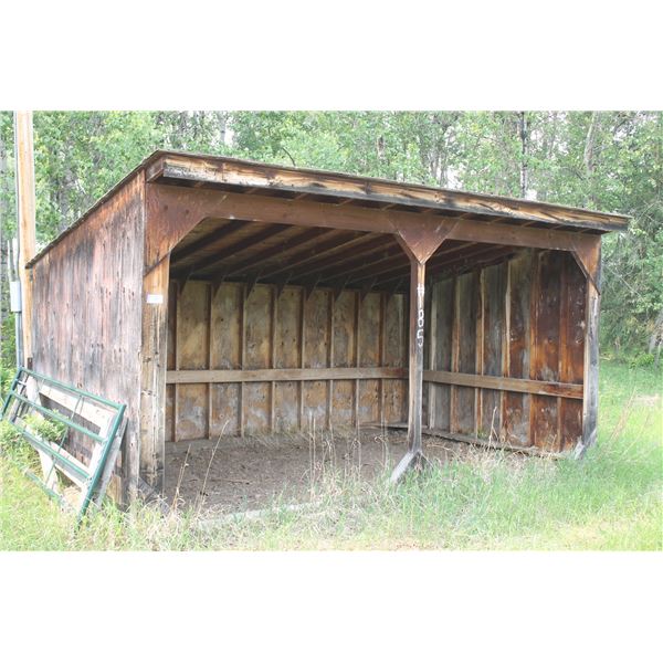 Approx. 10' x 16' Cattle shelter