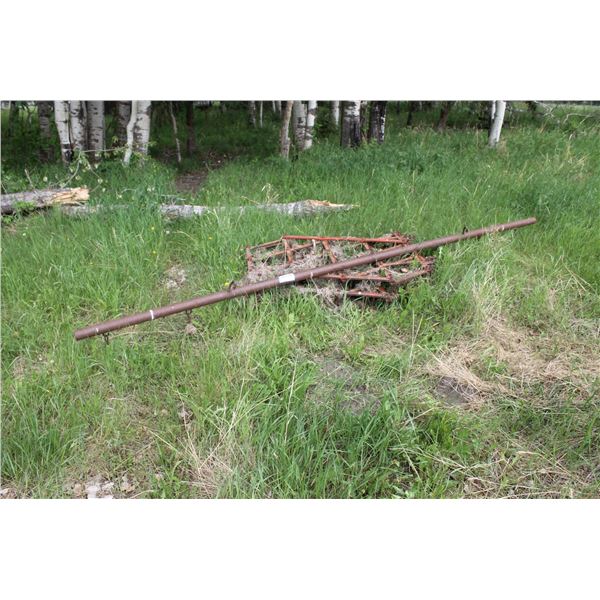 Draw bar c/w 3 harrows