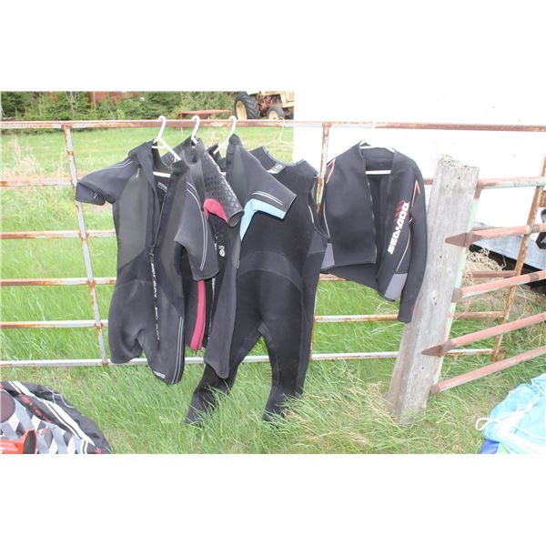 5 Various wet suits
