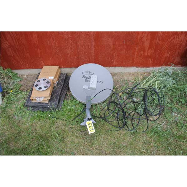 Winter front, satellite dish, and 4- center hub caps