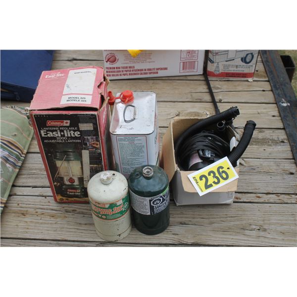 Easi-lite lantern camp fuels and pump