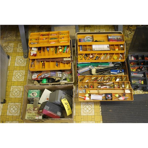 Large qty of fishing gear