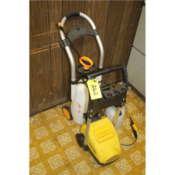 2- sprayers and Karcher tank