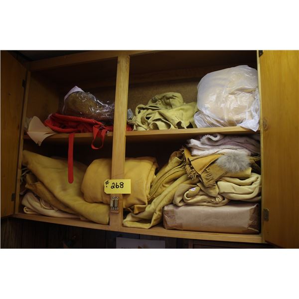 Qty of new unused leather and related items