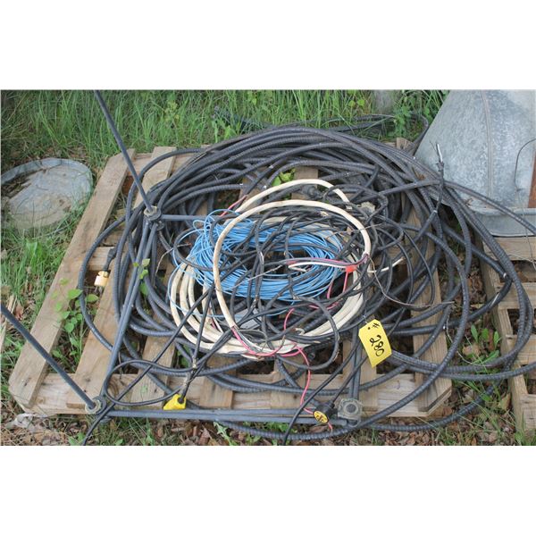 Pallet of wiring and cords