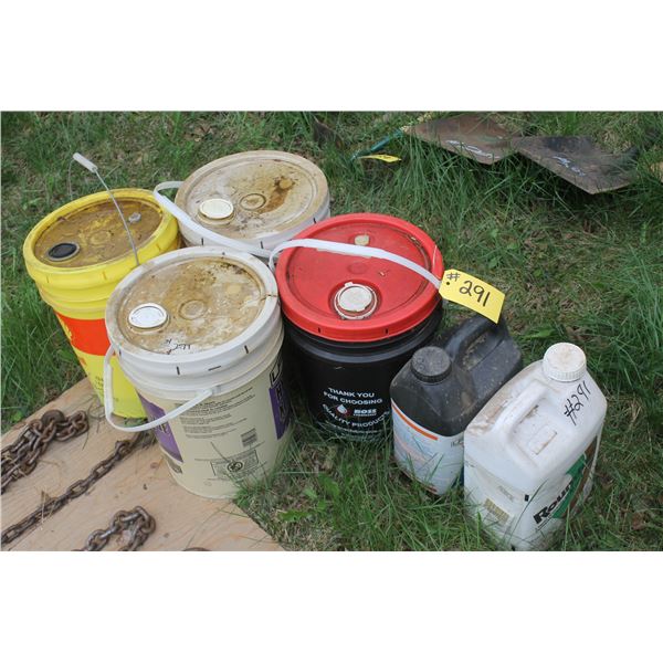 Misc. oils and round-up