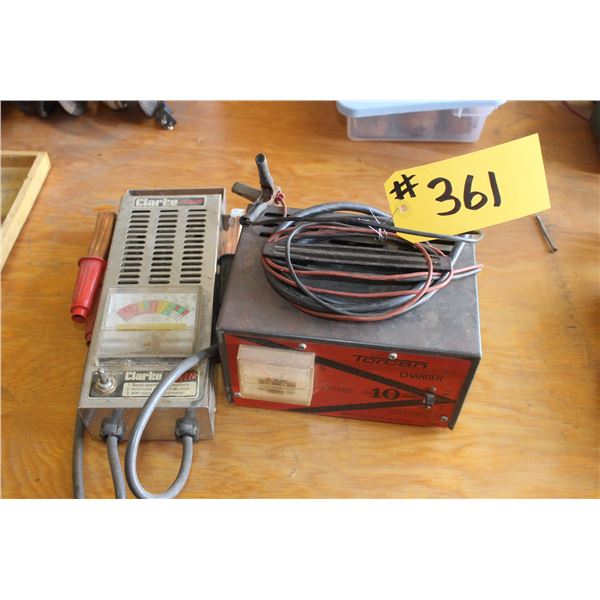 Battery charger and tester