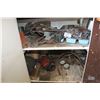 Image 1 : Contents underneath North side of brown cupboard