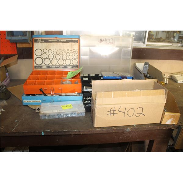 Qty of screws, rivets, hooks, etc.