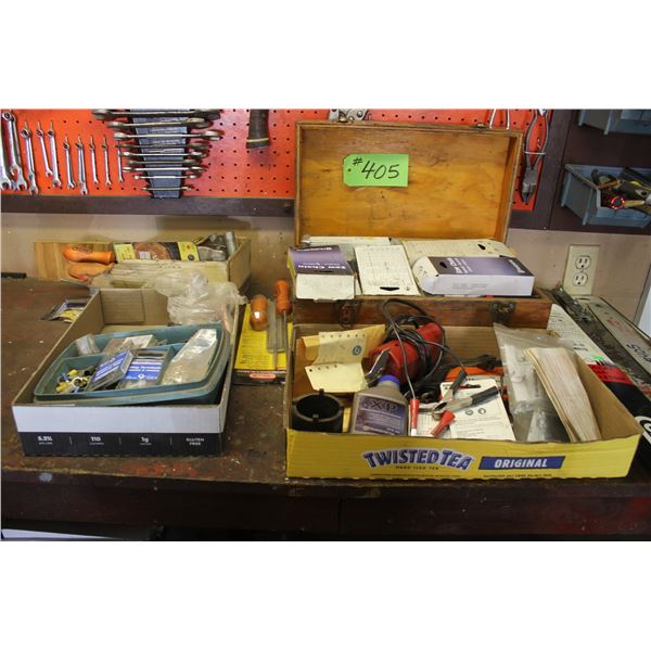 Chain saw chains, bars and files