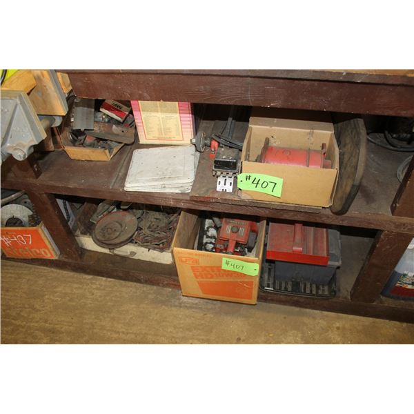 Misc. parts under the counter