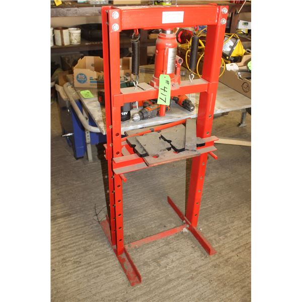 Small 12 ton shop press