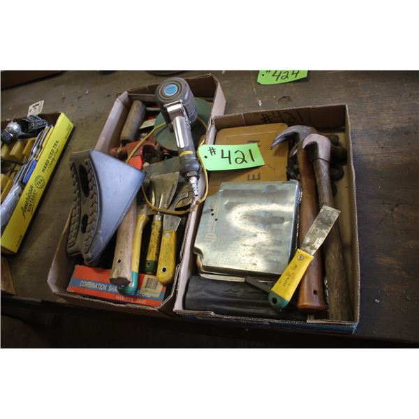 Air sander, hammers, and misc. tools