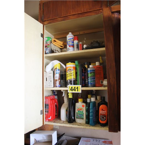 Qty of oil filters, polishes, etc.