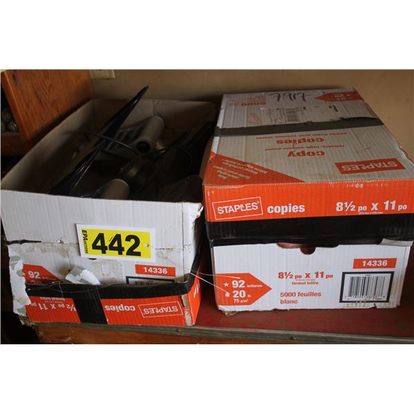 2- Boxes of video controls and painting supplies
