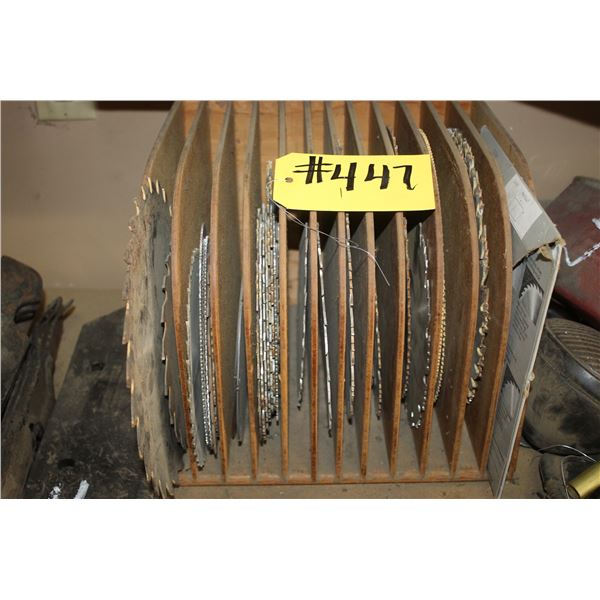 Approx. 30- round saw blades