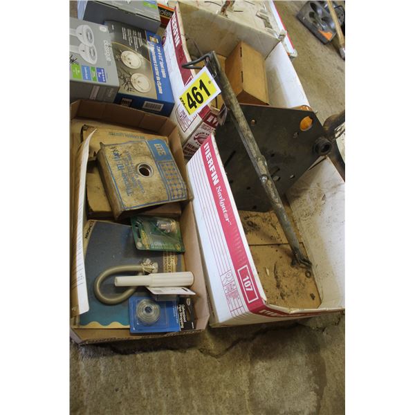 New spot lights, sand paper, bulbs etc.