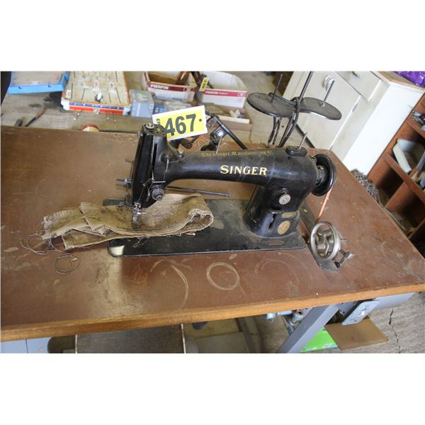 Singer leather sowing machine