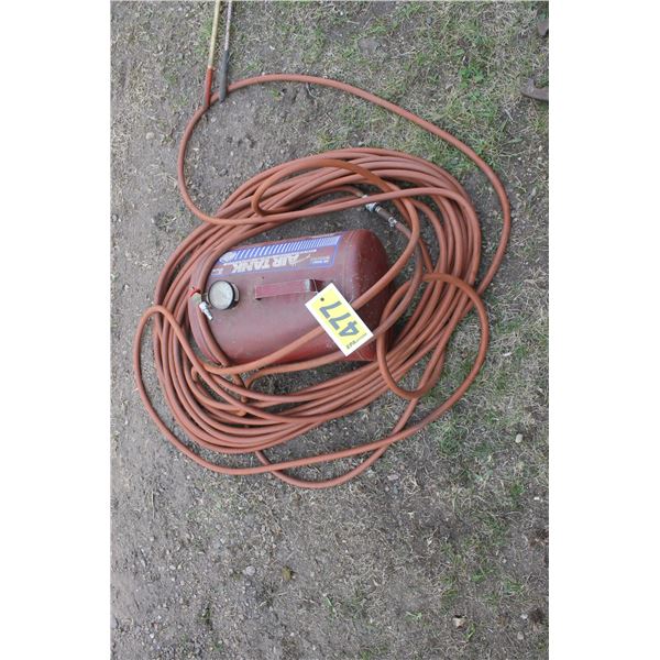 Air tank and air hose