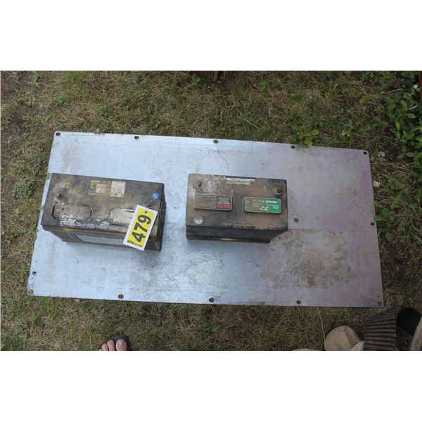 2- Batteries and galv. Plate