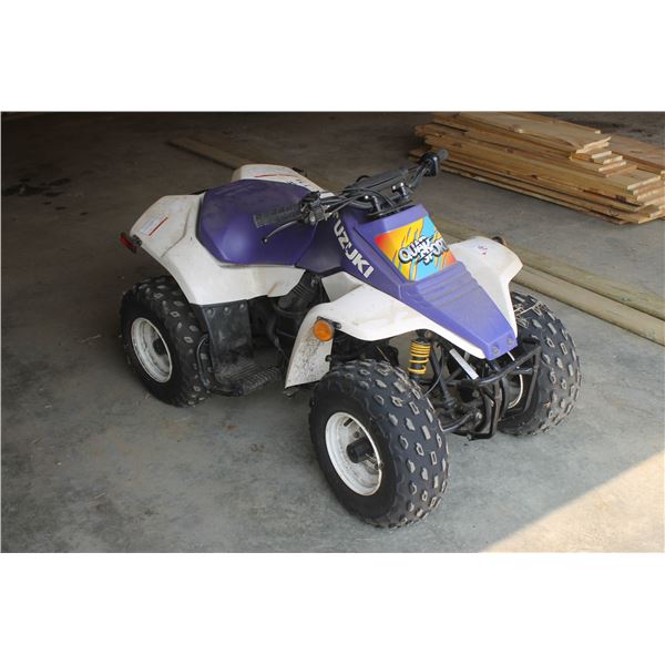 Suzuki Quad Sport, #LM4AC11A3V1105813 (Will run but carb is gummed up)