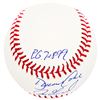 Image 2 : DAVID CONE AND DAN GIRARDI SIGNED AND INSCRIBED BASEBALL (BECKETT COA)