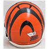 Image 2 : JOE BURROW AUTOGRAPHED CINCINNATI BENGALS ORANGE MINI HELMET FANATICS HOLO STOCK