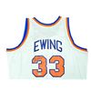 Image 2 : NEW YORK KNICKS PATRICK EWING AUTOGRAPHED WHITE AUTHENTIC MITCHELL AND NESS 1985-86  L BECKETT