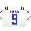 Image 2 : LSU TIGERS JOE BURROW AUTOGRAPHED WHITE NIKE GAMEDAY JERSEY SIZE L FANATAICS HOLO STOCK