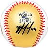 Image 1 : YORDAN ALVAREZ SIGNED WORLD SERIES BASEBALL (BECKETT COA)