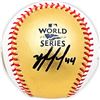 Image 1 : YORDAN ALVAREZ SIGNED WORLD SERIES BASEBALL (BECKETT COA)