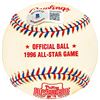 Image 2 : ALEX RODRIGUEZ AUTOGRAPHED OFFIAL 1996 ALL STAR GAME BALL SEATTLE MARINERS BECKETT