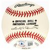 Image 2 : Hank Aaron Autographed Official NL Baseball Atlanta Braves Beckett BAS #AC74517