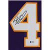 Image 2 : SHAQUILLE O'NEAL AUTHENTIC SIGNED PURPLE PRO STYLE JERSEY AUTOGRAPHED BECKETT