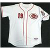 Image 2 : Cincinnati Reds Joey Votto Autographed White Majestic Authentic Game Issued Jersey Size 50 Beckett