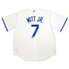 Image 1 : Kansas City Royals Bobby Witt Jr. Autographed White Nike Jersey Size XL Beckett COA