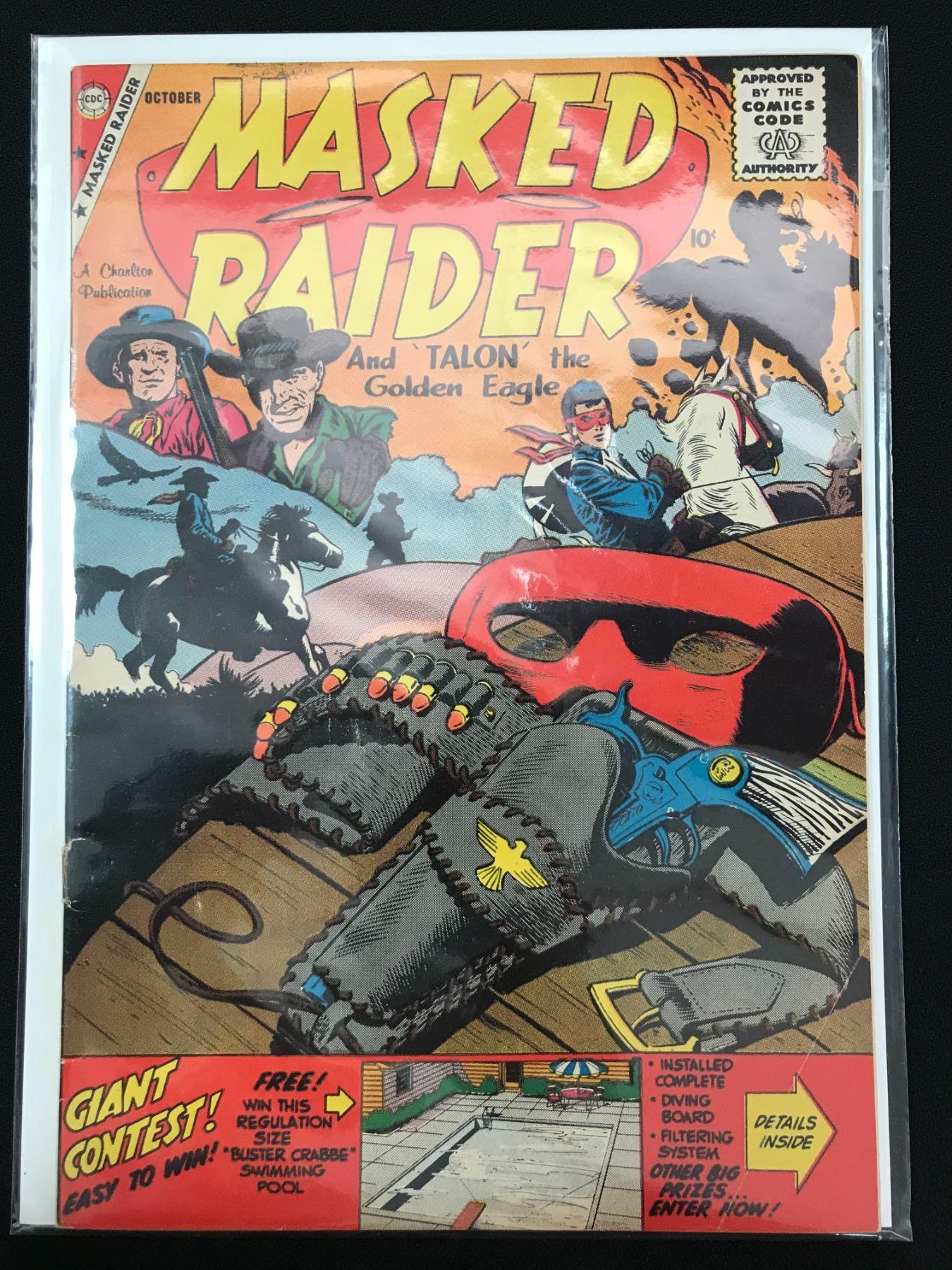 MASKED RAIDER GOLDEN AGE COMIC (CDC COMICS)