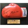 Image 1 : JOE FRAZER AND MUHAMMAD ALI AUTOGRAPHED GLOVE STEINER AUTHENTICATED