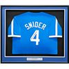 Image 1 : Brooklyn Dodgers Duke Snider Autographed Framed Blue Jersey PSA/DNA