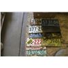 Image 1 : License plates (10)