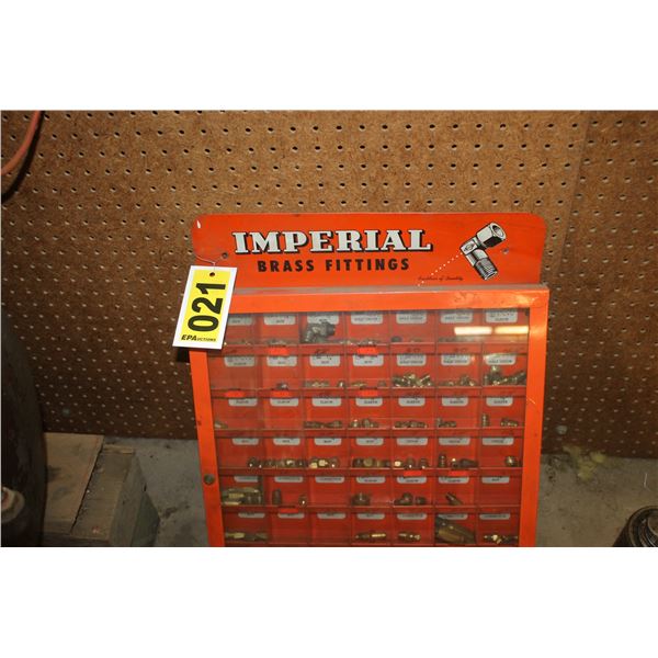 Box of brass fittings